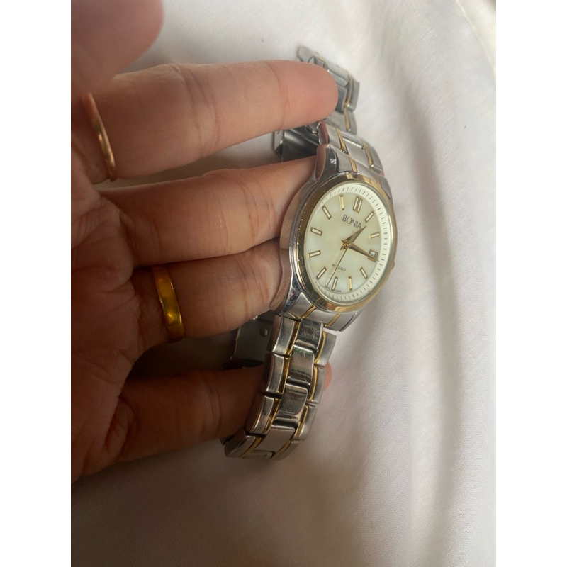 Preloved jam bonia wanita original beli di Mall BNB10098