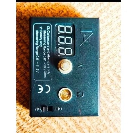 Pembaca resistensi Ohm meter LED Digital