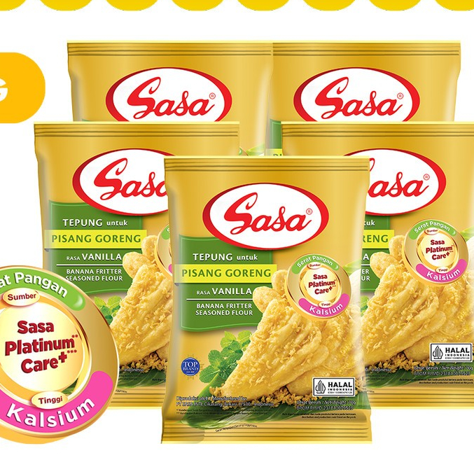 

Sasa Tepung Pisang Goreng 70gr - 5pcs