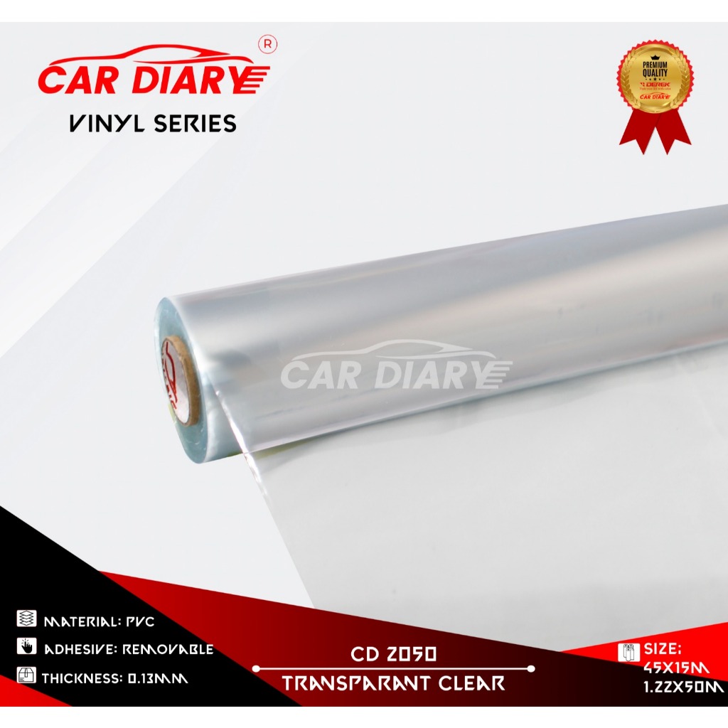 Sticker Skotlet Motor Stiker VPF Transparan Bening Clear Anti Gores