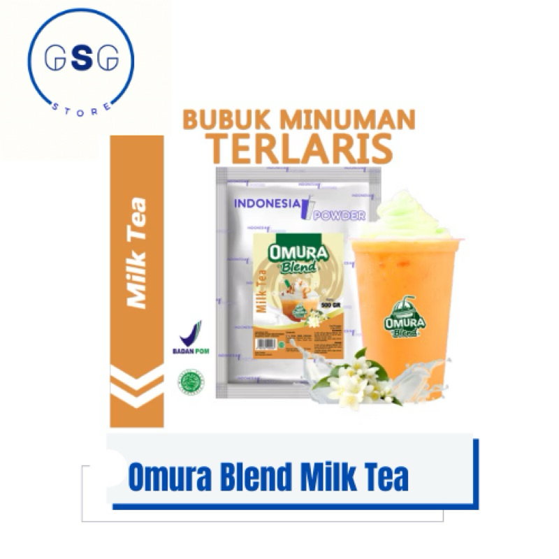 

Omura Blend Rasa Milk Tea 500gr / Bubuk Minuman / Powder Minuman / Bubuk Minuman Terlaris / Bubuk Minuman Boba