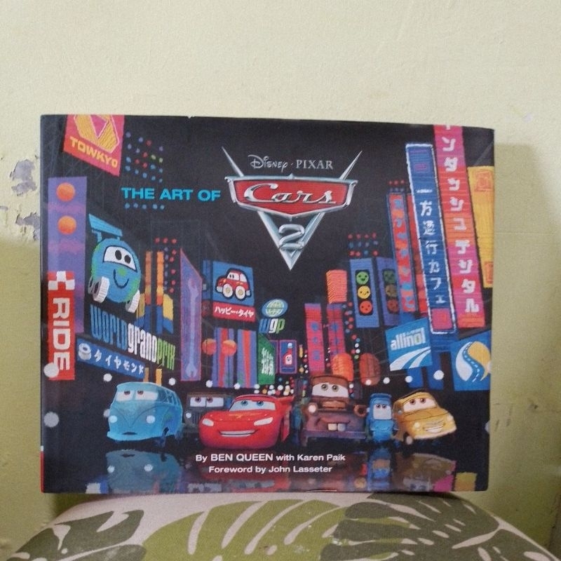 Buku Anak-Anak Disney-Pixar The Art Of Cars 2.Original Book.