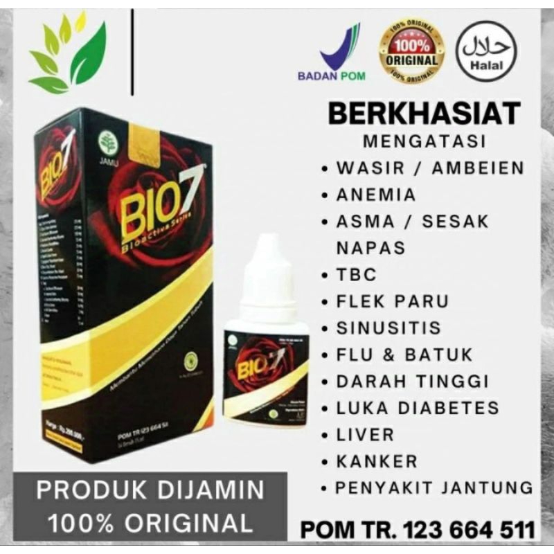 BIO7 BIO SEVEN BIO7, JAMU TETES HERBAL ORIGINAL 15M