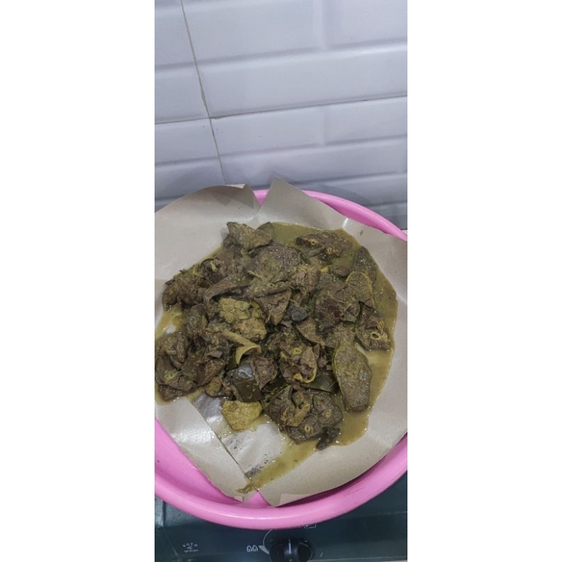 

paru sapi ungkep