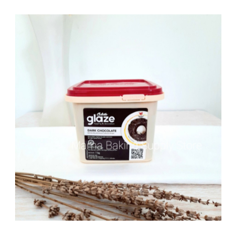 

COLATTA Glaze Glazing Dark Chocolate Sauce Topping Coklat Cokelat 1 kg