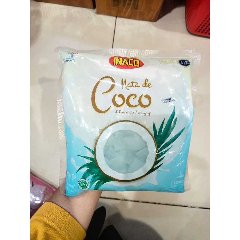 

inaco nata de coco dengan selasih 1kg