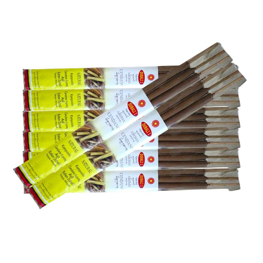 Dupa Wangi Dubali Herbal Aroma Cendana 5 jam Dupa Kering Wangi isi 3 Batang