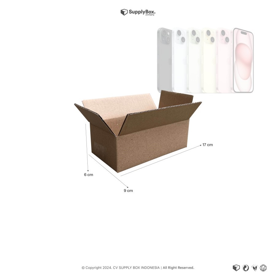

KARDUS BOX PACKAGING 17 x 9 x 6 CM | Kardus | Cardboard | Dus Box | Dus