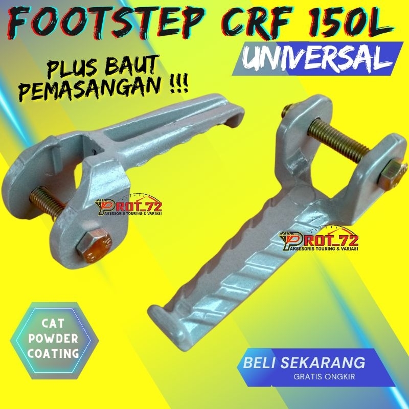 Footstep Belakang CRF 150L Pijakan Kaki Aksesoris Variasi