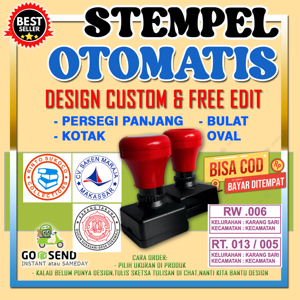 

Stempel serba 35.000, Stempel Logo, Stempel Lunas, Stempel Nama, Stempel Nama PT/CV/Prusahaan/Toko