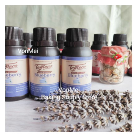 

TOFFIECO Blueberry Paste Perisa Pasta Blueberry Blueberi 100 gr Wangi