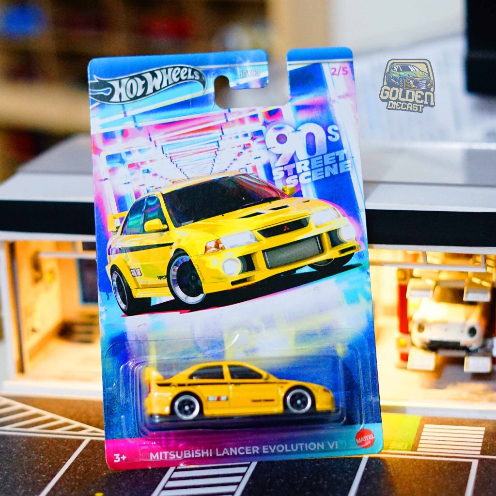 HOT WHEELS 90S STREET SCENE MITSUBISHI LANCER EVOLUTION VI