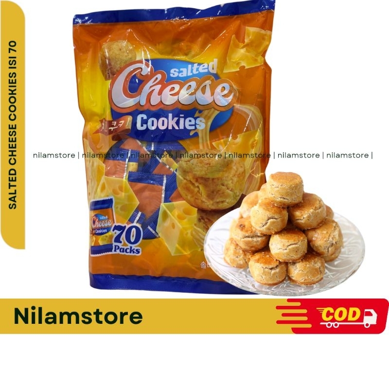 

Salted Cheese Cookies isi 70 pcs - Cookies Keju Import Malaysia