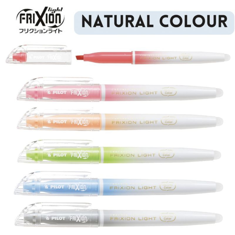 

NEW Natural Colours Highlighter Frixion PILOT SFL-10SL / Frixion Light