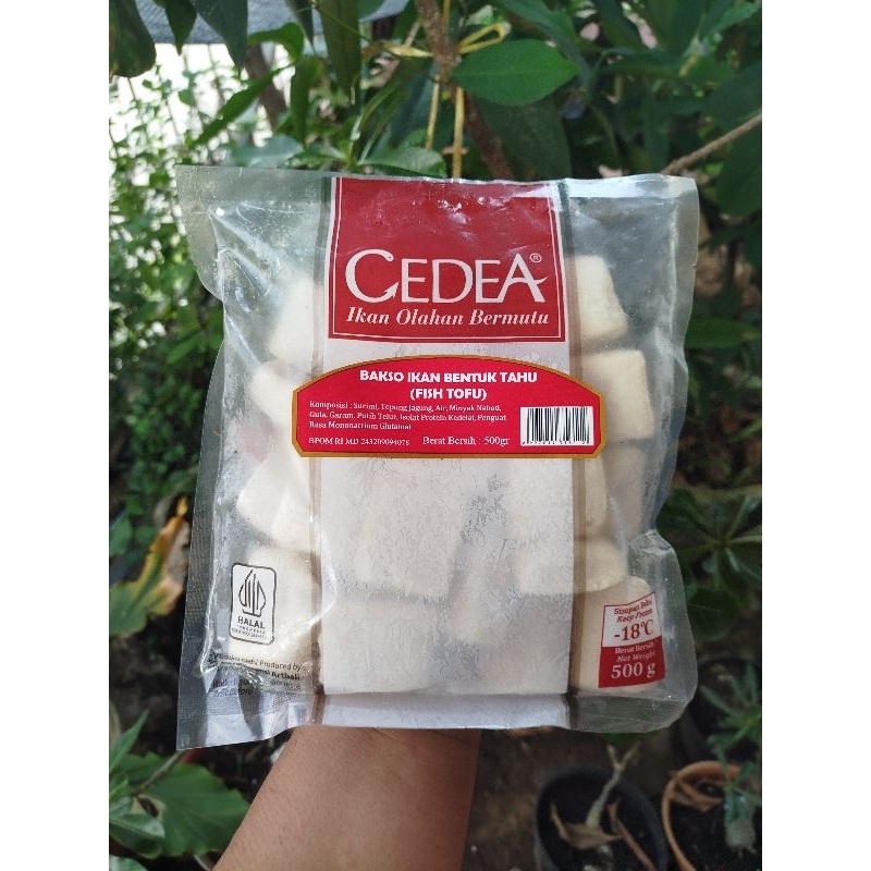 

Cedea Bakso Ikan Bentuk Tahu (Fish Tofu) Kemasan 500gram