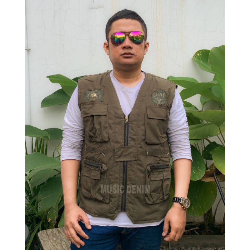 Vest Rompi / Rompi army / Rompi crew / Rompi mancing / Rompi kanvas / Rompi lapangan / Rompi Visitor