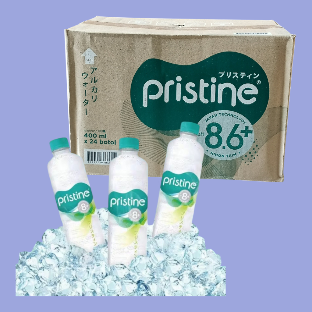 

PRISTINE pH 8.6+ Air Minum Mineral Alami 400ml [24 botol/KARTON]