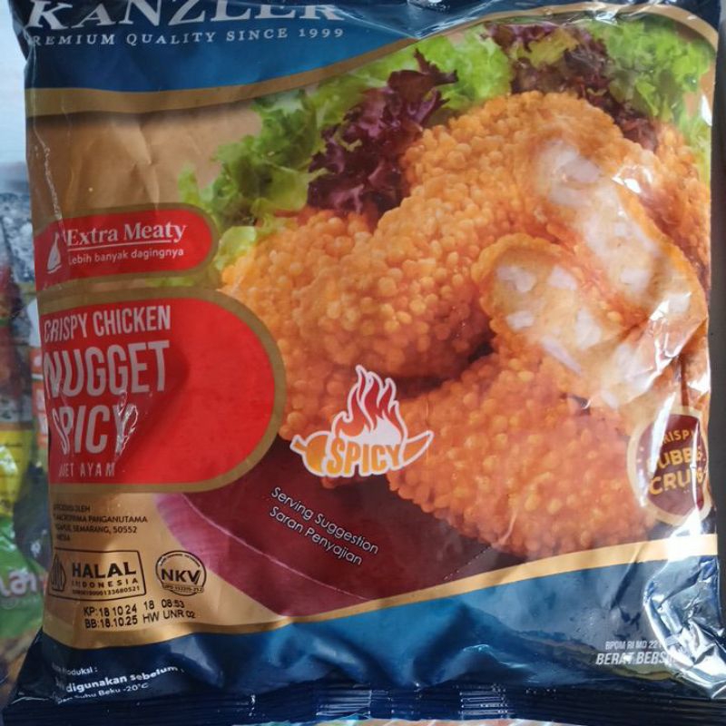 

KANZLER CRISPY CHICKEN NUGGET SPICY 450 GRAM