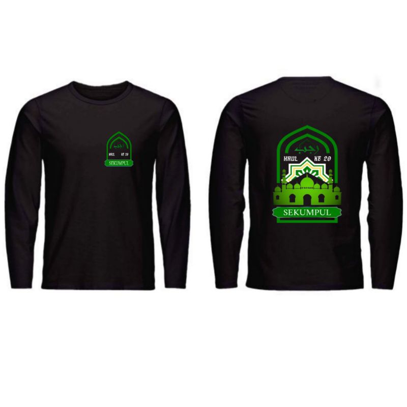 BAJU KAOS HAUL SEKUMPUL KE 20 TAHUN 2025 DESAIN TERBARU LENGAN PANJANG