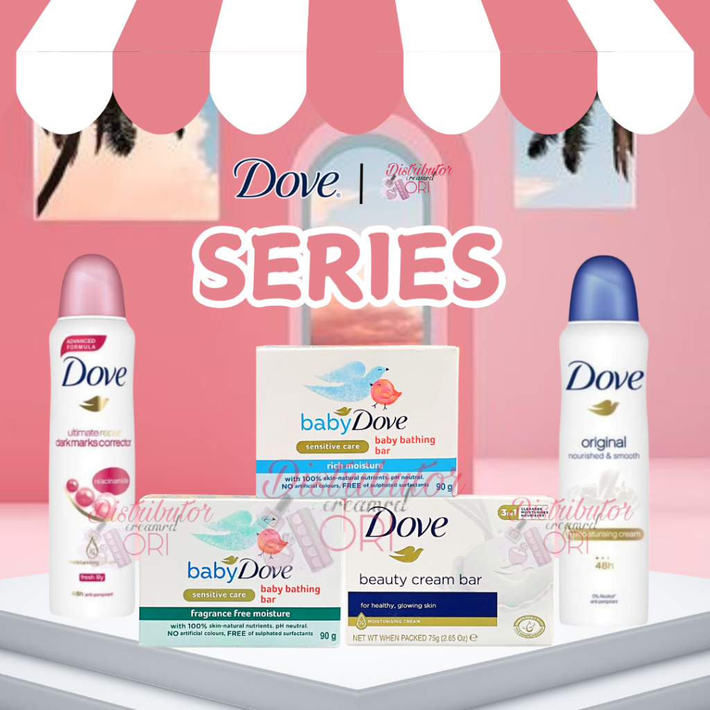 Dove Series Soap Bar | Dove Deodoran Spray  | original SABUN MANDI / SABUN BATANG / DEODORANT