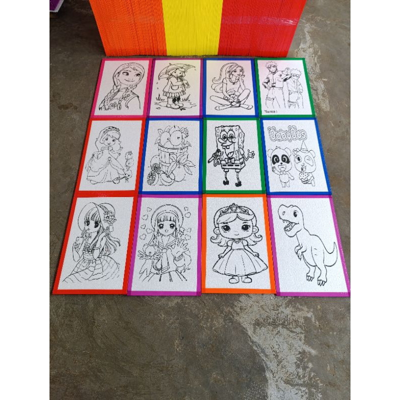 

GROSIR STEROFOAM LUKIS/MEWARNAI STYROFOAM TERMURAH U.K 30x40 isi 30pcs