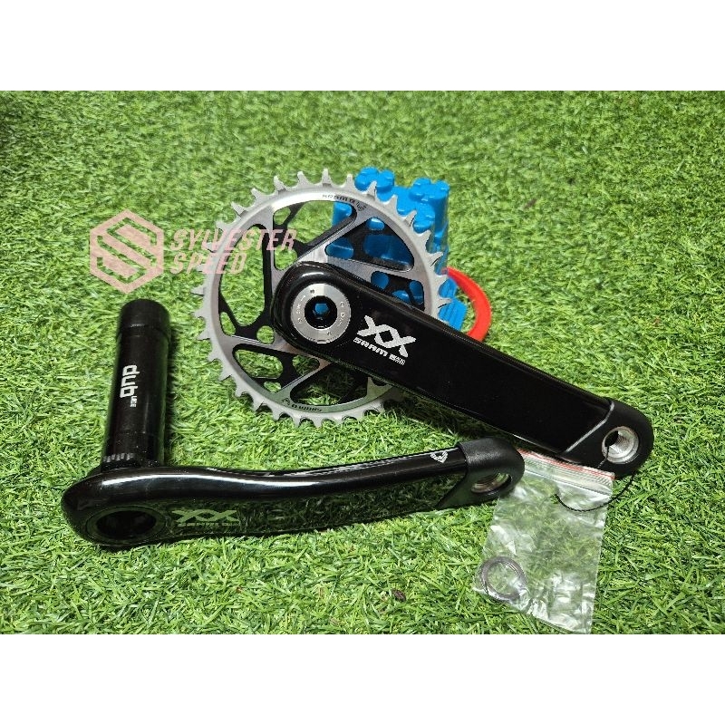 Crank Sram XX SL Carbon AXS Transmission Eagle Dub 34T Boost 3 mm offset 34 T Lunar