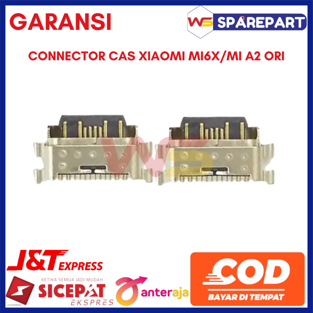 KONEKTOR CAS XIAOMI MI6X / MI A2  - ORIGINAL FULLSET