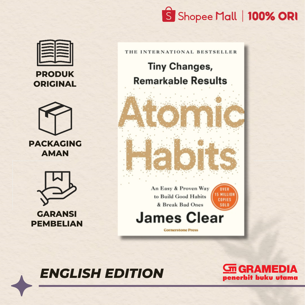 Atomic Habit (James Clear) - Imported Books