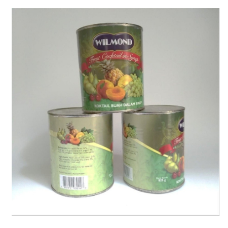 

Wilmond Fruit Cocktail in Syrup Canned- Minuman Buah Kaleng 825g
