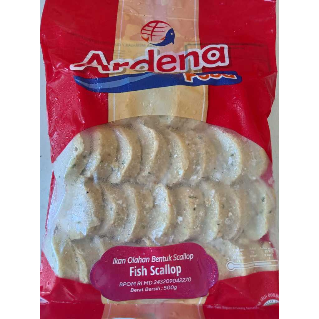 

ARDENA FISH SCALLOP 500gr