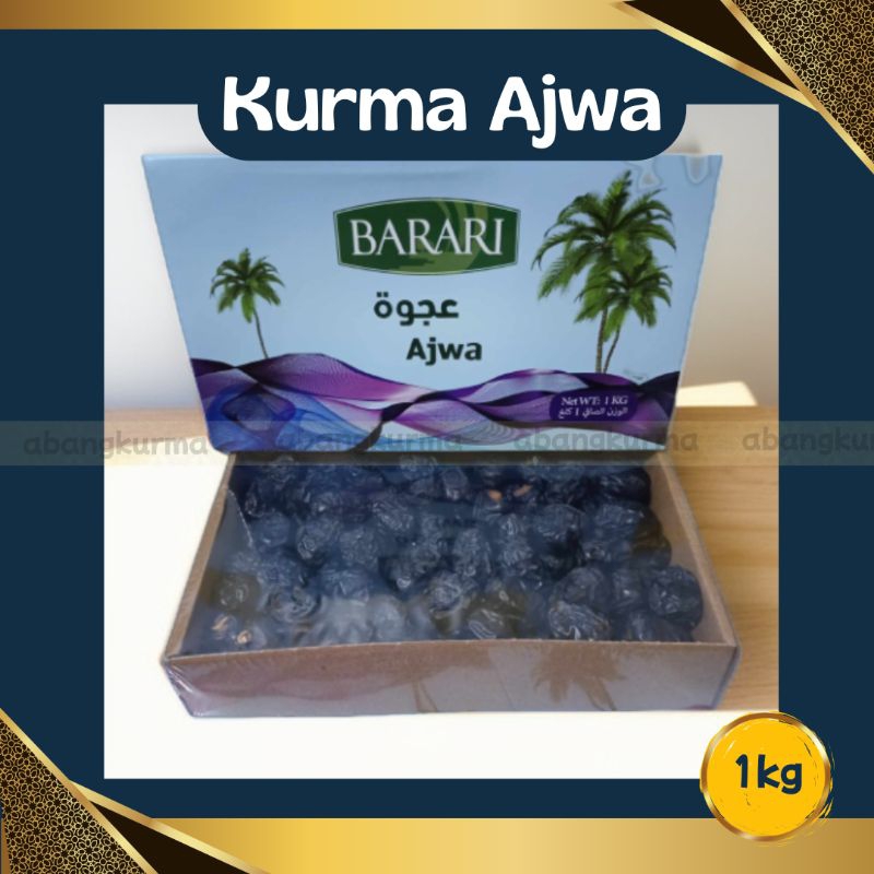 

Kurma Ajwa Barari Madinah Premium 1kg