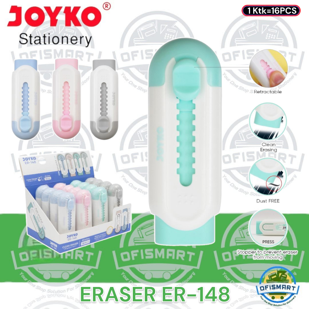 

Joyko Penghapus Eraser ER-148 | @1Ktk=16 PCs