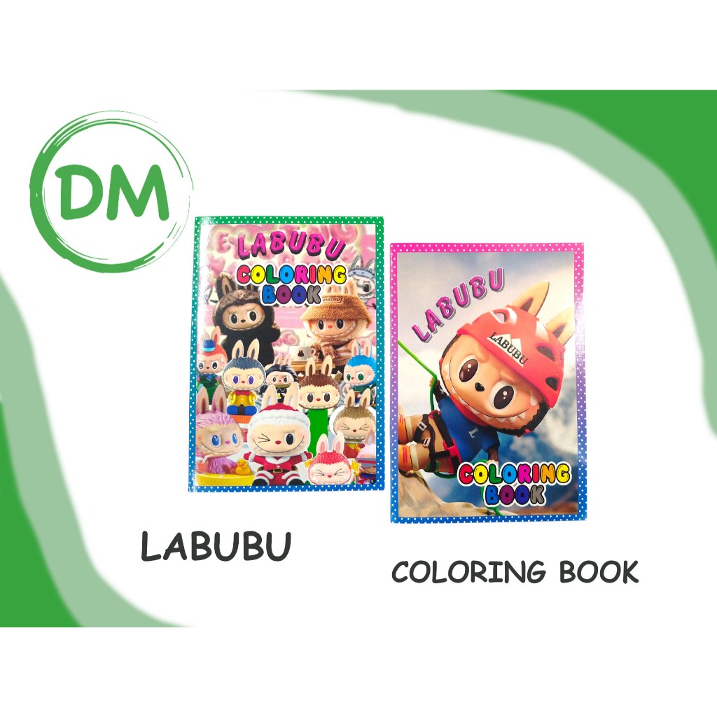 

LABUBU COLORING BOOK BUKU MEWARNA
