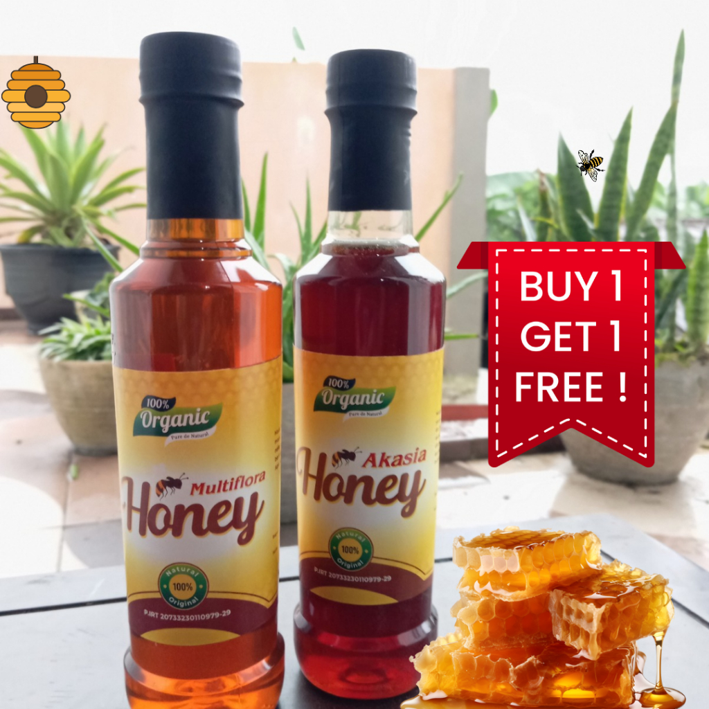 

PAKET MADU Akasia Murni dan Multiflora Asli Premium Beli 1 Gratis 1 bisa Bayar Ditempat-Raw Honey