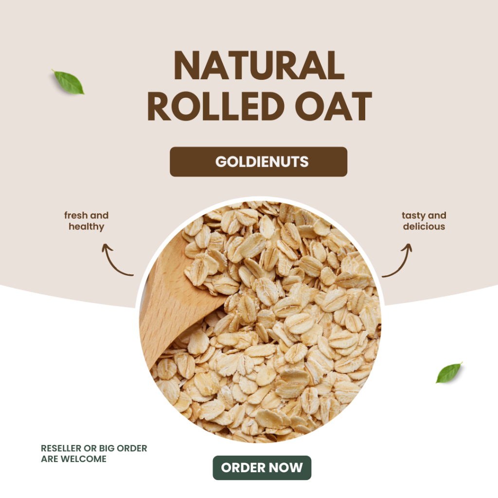 

Natural Rolled Oat Gandum Utuh PREMIUM KUALITAS SUPER 1 kg