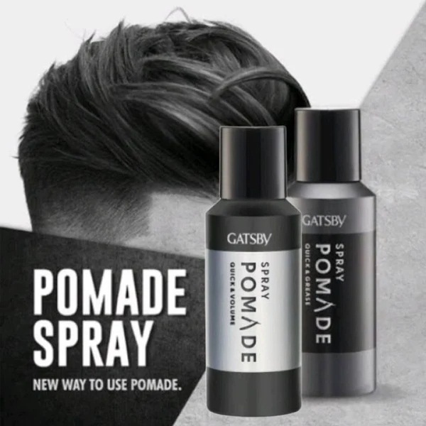 GATSBY Spray Pomade 150ml | Pomade Spray Rambut Pria