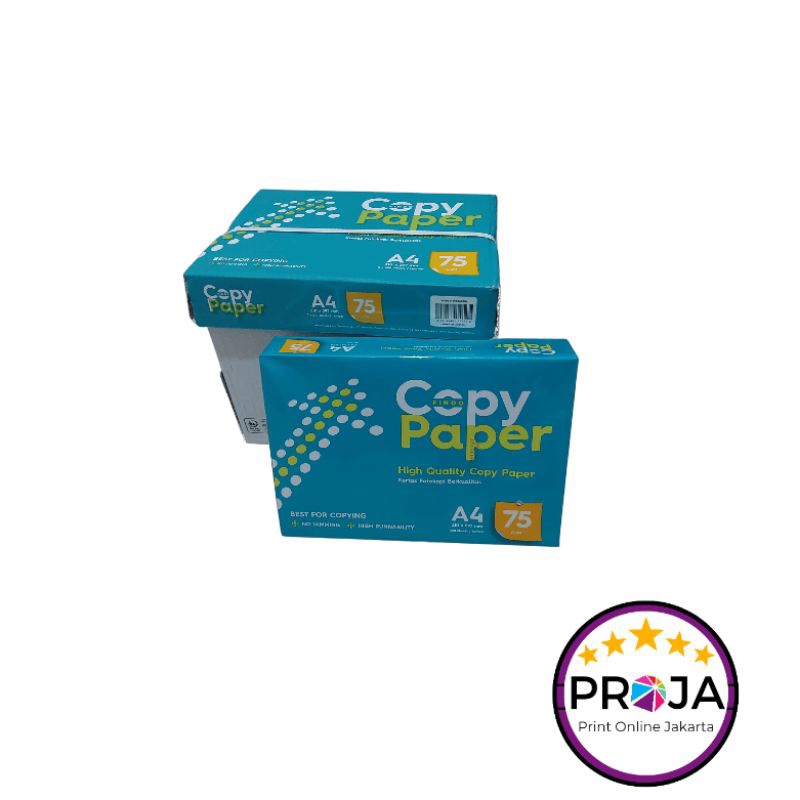 

**Gojek/Grab** Copy Paper A4 75 Kertas (1 Dus)