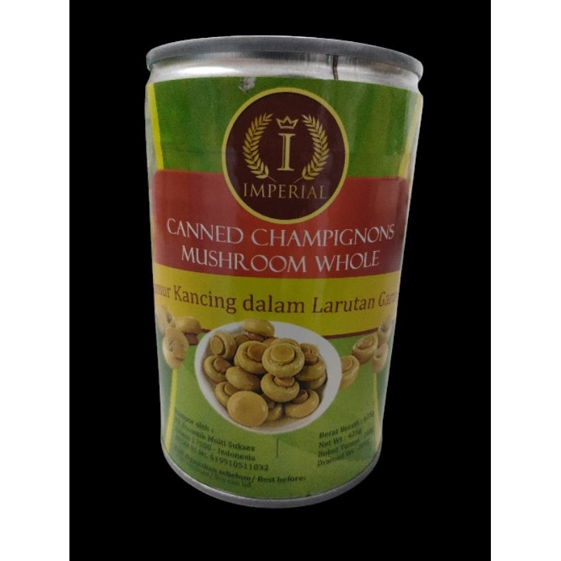 

jamur kancing/imperial/jamur kancing dalam larutan garam/425gr
