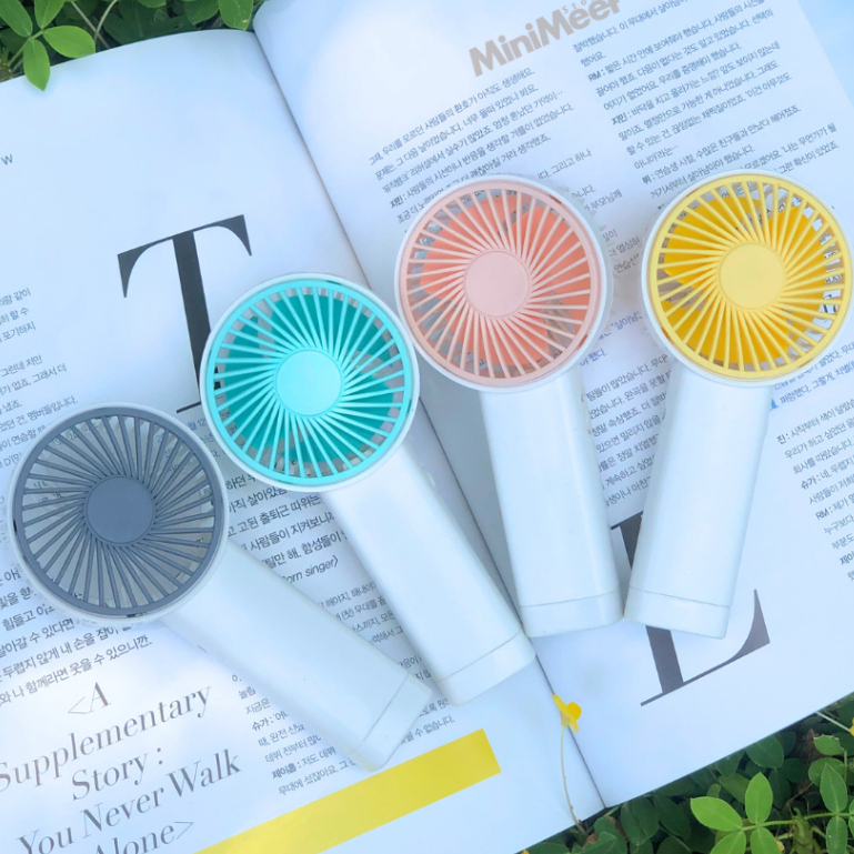 Kipas Angin Mini PORTABLE Fan Genggam Lipat ukuran Kecil Battery charger