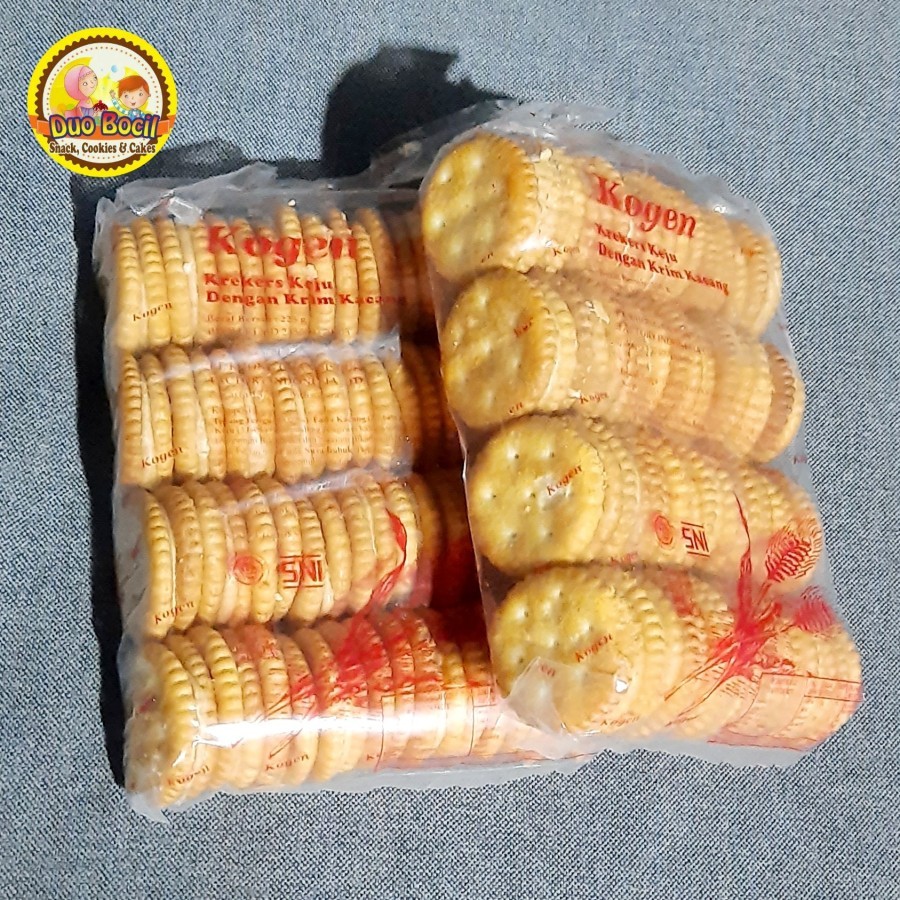 

Biskuit Khong Guan KRAKERS KEJU KRIM KACANG 225 Gram - Duo Bocil Snack