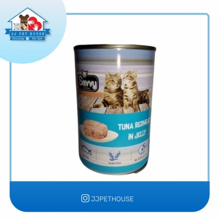 SAVVY CAN CAT FOOD 400 GRAM