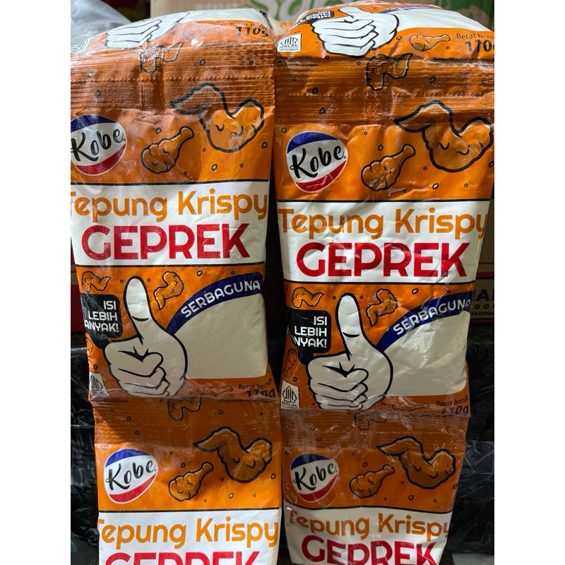 

KOBE TEPUNG KRISPY GEPREK 110GR ( 1 PCS )