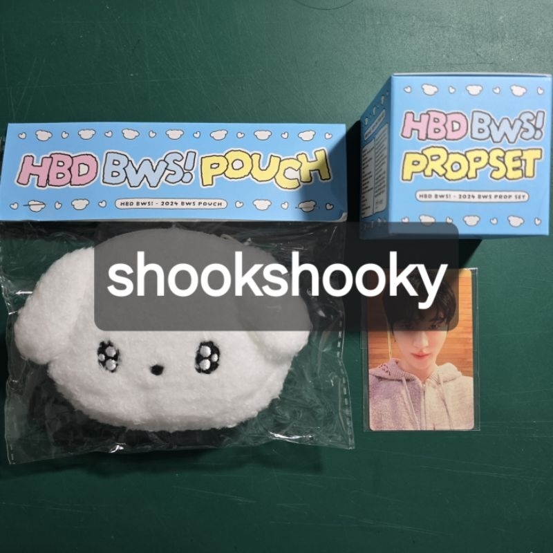 BYEON WOOSEOK 2024 HBD BWS POUCH PHOTOCARD PROP SET