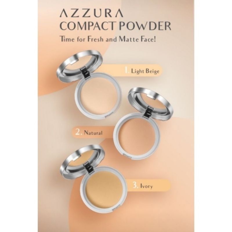 Nurha kosmetik | Azura Compact Powder - Bedak Padat