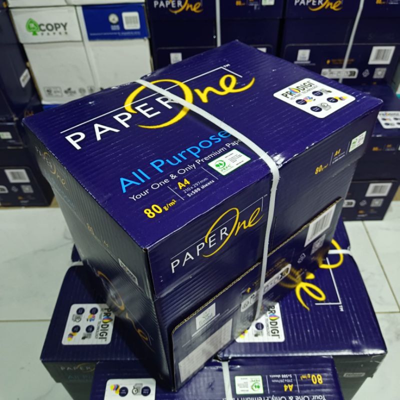 

PROMO!!! KERTAS HVS A4 80 GRAM PAPERONE 1 DUS 5 RIM
