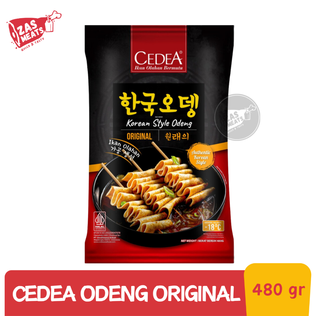 

CEDEA ODENG ORIGINAL 480GR | Cedea Korean Odeng Original 480 gram | Halal