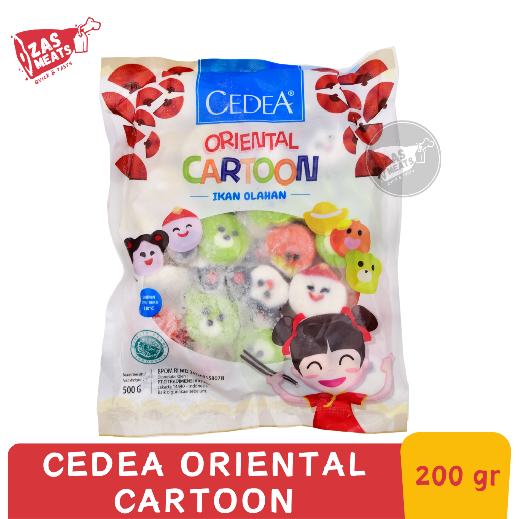 

CEDEA ORIENTAL CARTOON 200GR | Cedea Kartun Ikan Olahan 200 gram