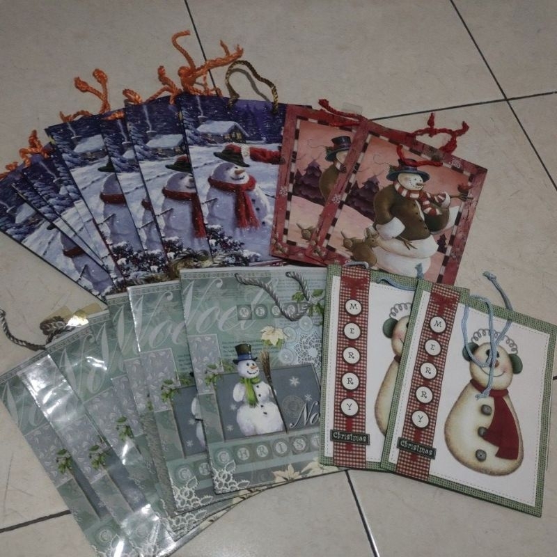 

19PCS+1 Take All Christmas Paper Bag Natal