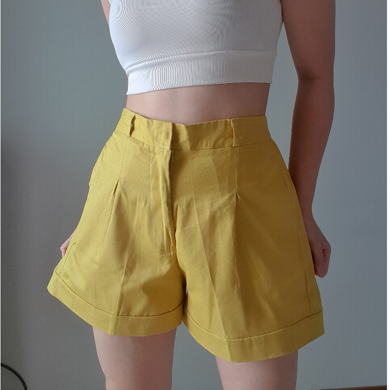 Celana Pendek Short Pants Wanita Bahan Premium Belakang Karet