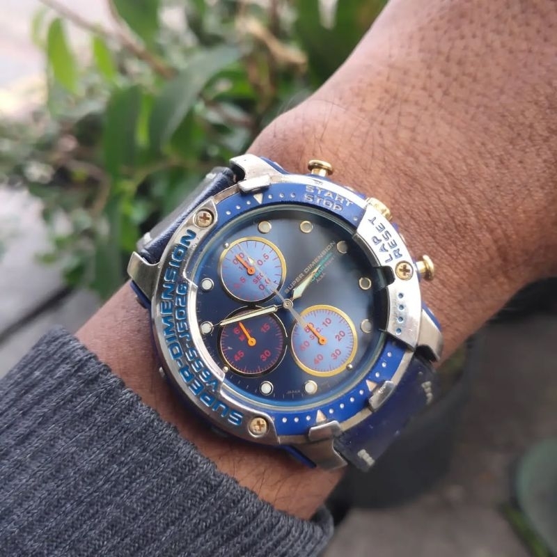 Jam Tangan Alba SuperDimension Cronograph